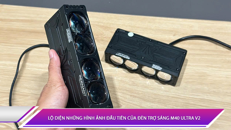 Lộ diện những hình ảnh đầu tiên của đèn trợ sáng M40 Ultra V2 